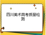 四川美术高考质量检测