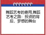 舞蹈艺考的费用,舞蹈艺考之路：投资的背后，梦想的舞台