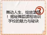 舞动人生，绽放激情！揭秘舞蹈课程培训学校的魅力与秘诀