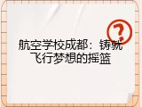 航空学校成都：铸就飞行梦想的摇篮