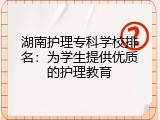 湖南护理专科学校排名：为学生提供优质的护理教育