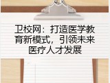 卫校网：打造医学教育新模式，引领未来医疗人才发展