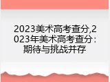 2023美术高考查分,2023年美术高考查分：期待与挑战并存