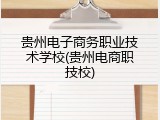 贵州电子商务职业技术学校(贵州电商职技校)