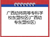 广西幼师高等专科学校东盟校区(广西幼专东盟校区)