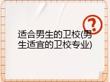适合男生的卫校(男生适宜的卫校专业)