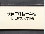软件工程技术学校(信息技术学院)