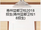 青州益都卫校2018招生(青州益都卫校18招生)