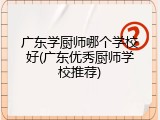 广东学厨师哪个学校好(广东优秀厨师学校推荐)
