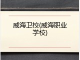 威海卫校(威海职业学校)