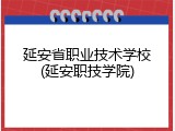 延安省职业技术学校(延安职技学院)