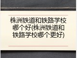 株洲铁道和铁路学校哪个好(株洲铁道和铁路学校哪个更好)