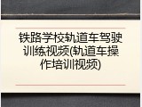 铁路学校轨道车驾驶训练视频(轨道车操作培训视频)