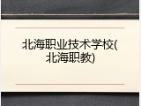 北海职业技术学校(北海职教)