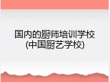 国内的厨师培训学校(中国厨艺学校)