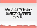 新东方烹饪学校电焊(新东方烹饪学校电焊专业)