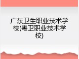 广东卫生职业技术学校(粤卫职业技术学校)