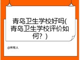 青岛卫生学校好吗(青岛卫生学校评价如何？)