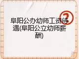 阜阳公办幼师工资待遇(阜阳公立幼师薪酬)