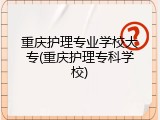 重庆护理专业学校大专(重庆护理专科学校)