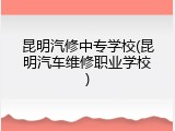 昆明汽修中专学校(昆明汽车维修职业学校)