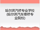 哈尔滨汽修专业学校(哈尔滨汽车维修专业院校)