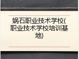 娲石职业技术学校(职业技术学校培训基地)
