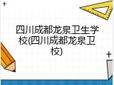 四川成都龙泉卫生学校(四川成都龙泉卫校)