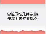 安溪卫校几种专业(安溪卫校专业概览)