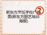 新东方烹饪学校广告图(新东方厨艺培训海报)