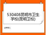530408昆明市卫生学校(昆明卫校)