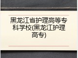 黑龙江省护理高等专科学校(黑龙江护理高专)