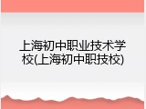 上海初中职业技术学校(上海初中职技校)