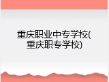重庆职业中专学校(重庆职专学校)