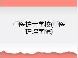 重医护士学校(重医护理学院)