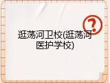 逛荡河卫校(逛荡河医护学校)