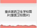 重庆医药卫生学校图片(重医卫校图片)