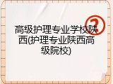 高级护理专业学校陕西(护理专业陕西高级院校)