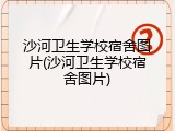 沙河卫生学校宿舍图片(沙河卫生学校宿舍图片)