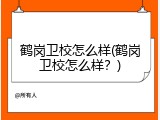鹤岗卫校怎么样(鹤岗卫校怎么样？)