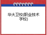 华大卫校(职业技术学校)