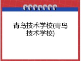 青鸟技术学校(青鸟技术学校)