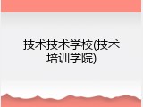 技术技术学校(技术培训学院)