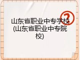 山东省职业中专学校(山东省职业中专院校)