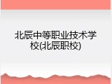 北辰中等职业技术学校(北辰职校)