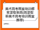 美术高考画室培训哪家录取率高(高录取率美术高考培训画室推荐)