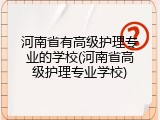 河南省有高级护理专业的学校(河南省高级护理专业学校)