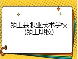 颍上县职业技术学校(颍上职校)