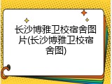 长沙博雅卫校宿舍图片(长沙博雅卫校宿舍图)