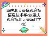 重庆北大青鸟观音桥信息技术学校(重庆观音桥北大青鸟IT学校)